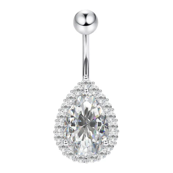 Sterling Silver Belly Button Rings Navel Piercing S121