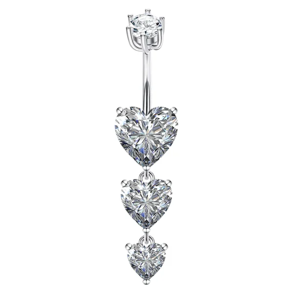 Sterling Silver Belly Button Rings Navel Piercing S132