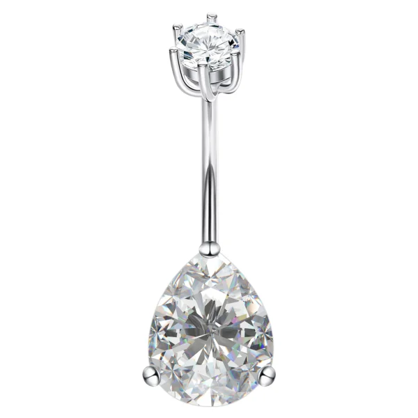 Sterling Silver Belly Button Rings Navel Piercing S2