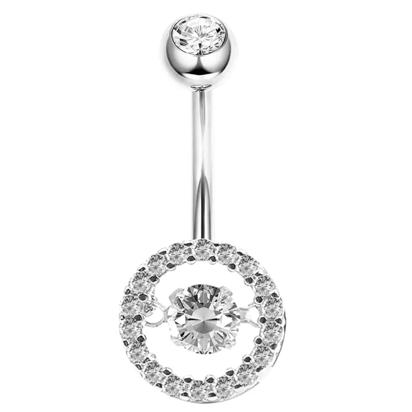 Sterling Silver Belly Button Rings Navel Piercing S202