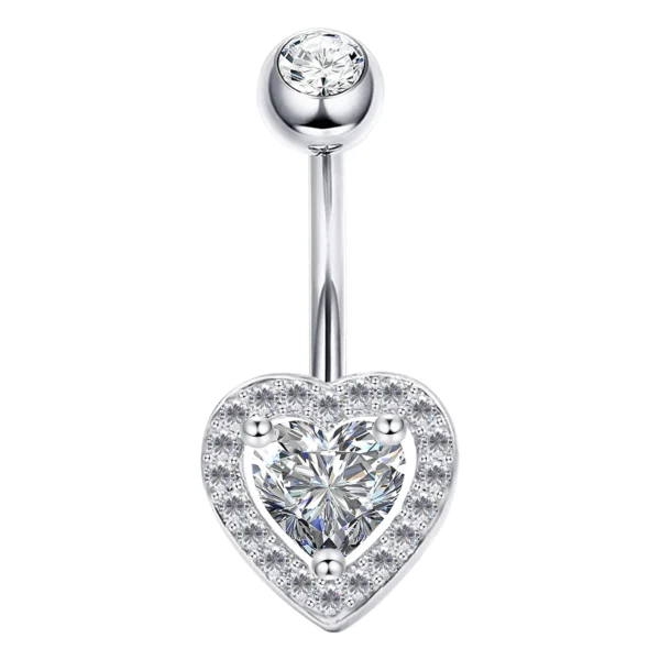 Sterling Silver Belly Button Rings Navel Piercing S211