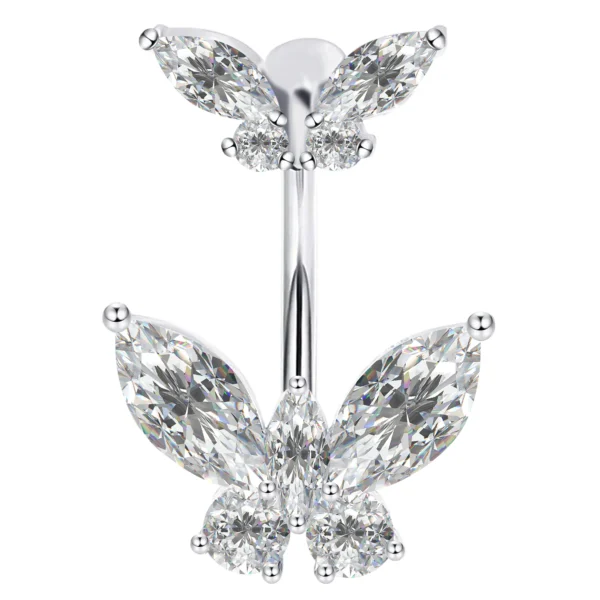 Sterling Silver Belly Button Rings Navel Piercing S5