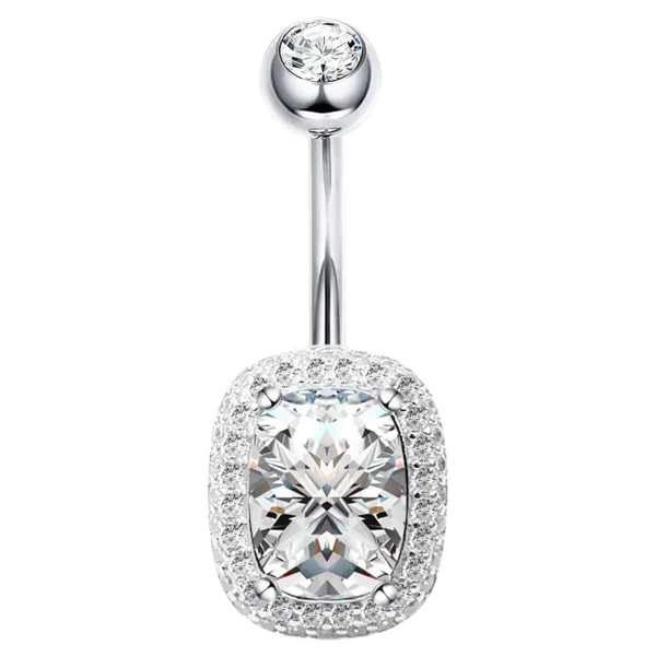 Sterling Silver Belly Button Rings Navel Piercing S60