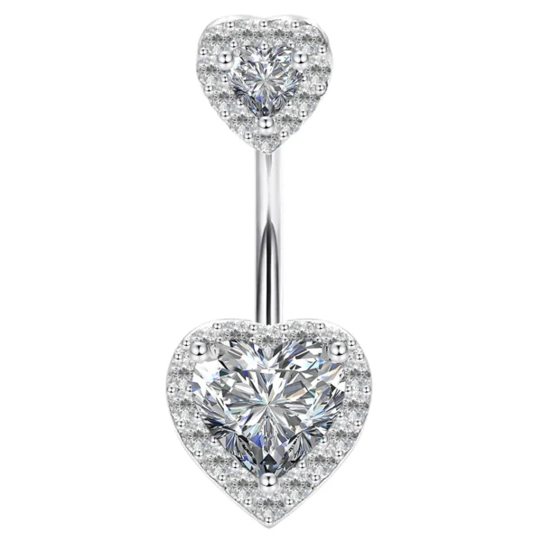 Sterling Silver Belly Button Rings Navel Piercing S75