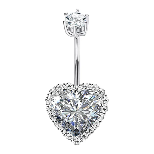 Sterling Silver Belly Button Rings Navel Piercing S86