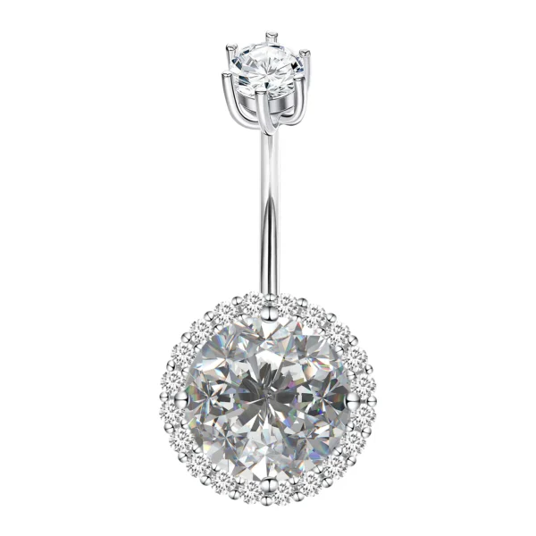 Sterling Silver Belly Button Rings Navel Piercing S89