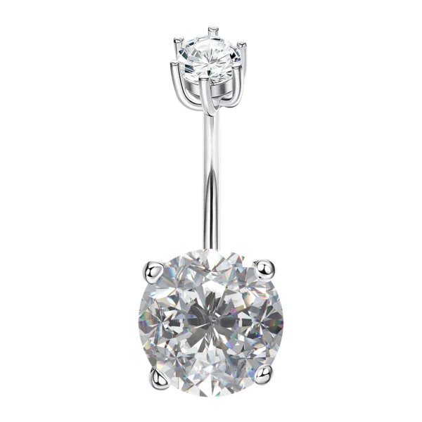 Sterling Silver Belly Button Rings Navel Piercing S90